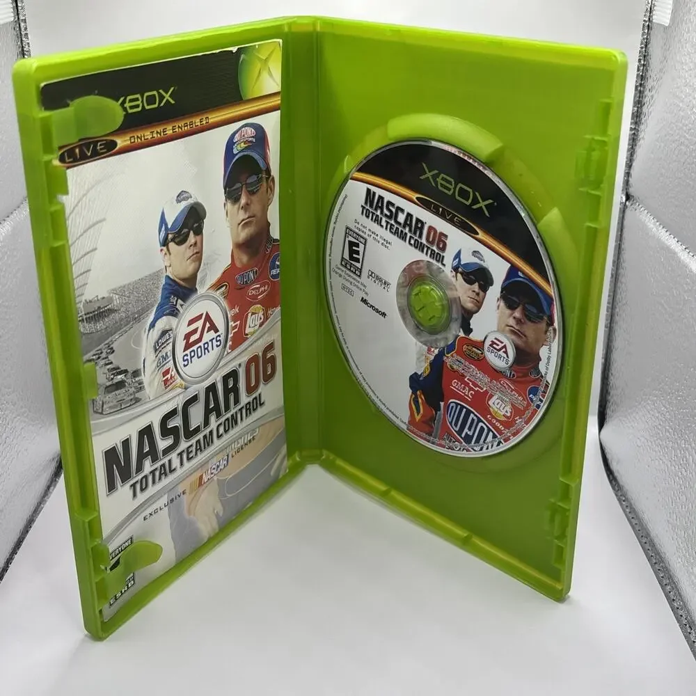 NASCAR 06 Total Team Control Microsoft Xbox 2005 Complete w/ Manual